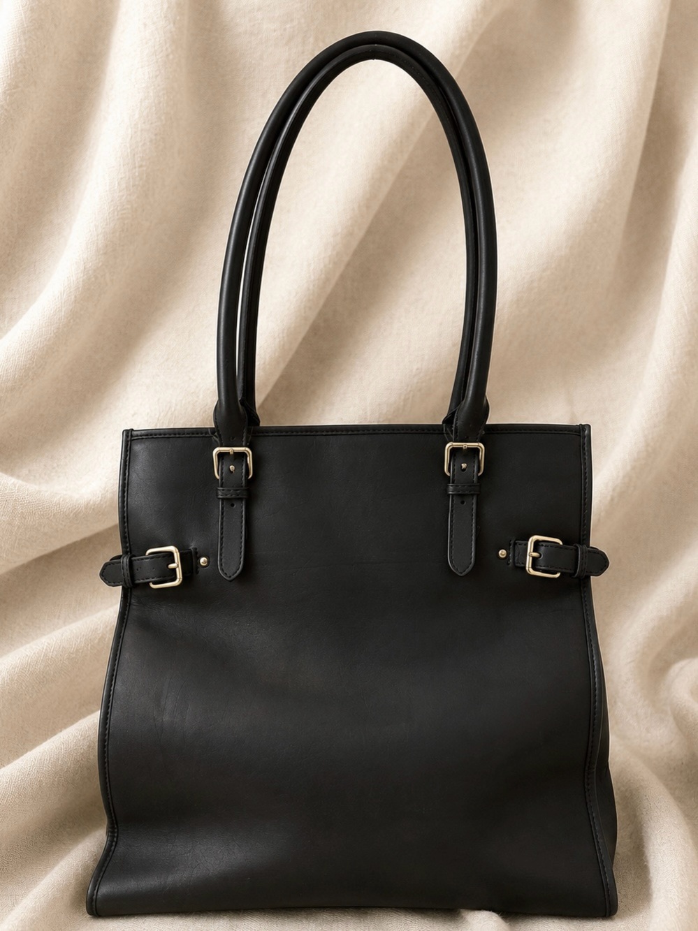 Kate Spade Vanston Dylan Large Black Leather Work Tote Shoulder Bag - Picture 2 of 14